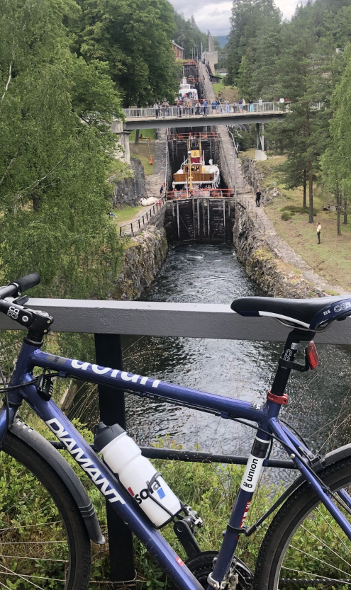 Ulefoss til Vrangfoss med sykkel